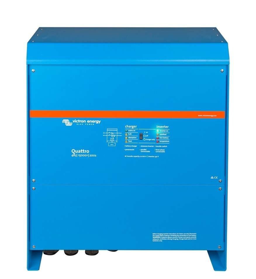 Victron Energy Quattro 48V/15000VA/200-100/100 Inverter/Charger