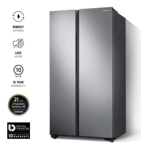 Samsung 647L Digital Inverter Side-by-Side Refrigerator
